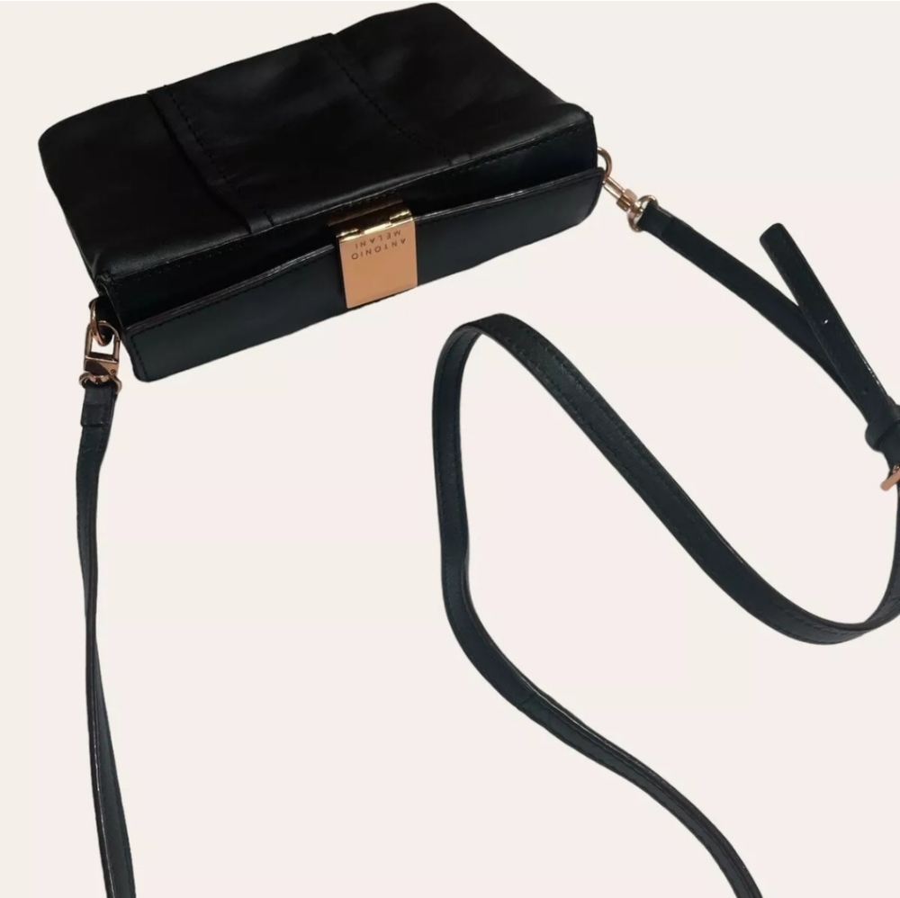 Antonio Milano Black Leather Purse
